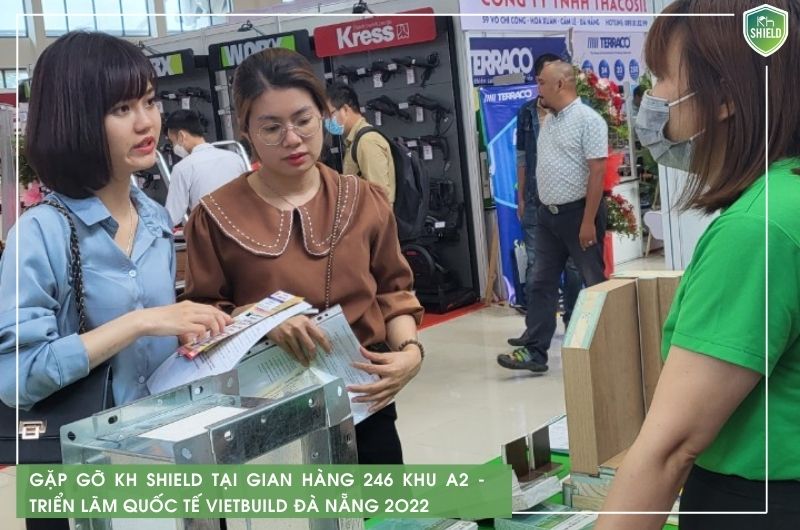 Gian hàng KH Shield thu hút được nhiều chủ đầu tư, kiến trúc sư tại triển lãm quốc tế Vietbuild Đà Nẵng 2022
