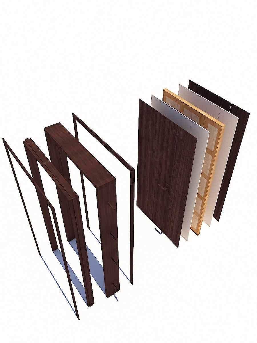 Bộ đôi tấm chống cháy và tấm cách nhiệt KH Shield được đề xuất sử dụng trong kết cấu cửa gỗ ngăn cháy 2 cánh