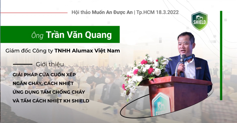 Ông Trần Văn Quang - Giám đốc Công ty TNHH Alumax Việt Nam