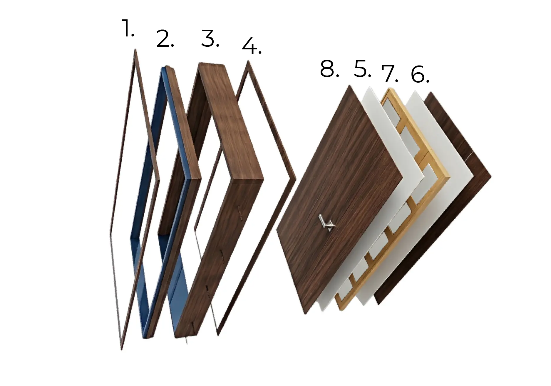 Ứng dụng KHS Panel trong cửa gỗ ngăn cháy 2 cánh