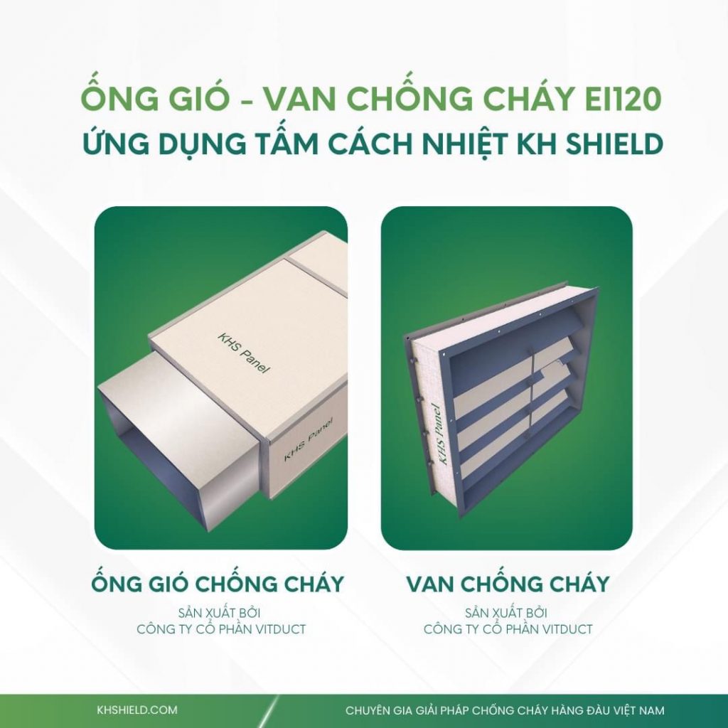 bọc ống gió chống cháy KHS