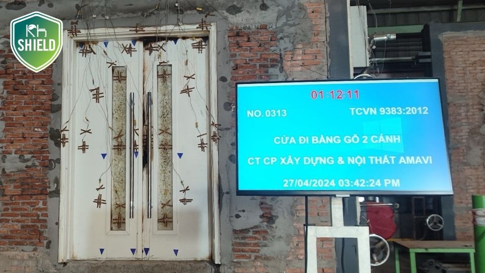 Kiểm nghiệm cửa EI170