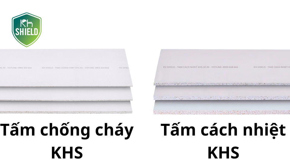 Tấm chống cháy, tấm cách nhiệt