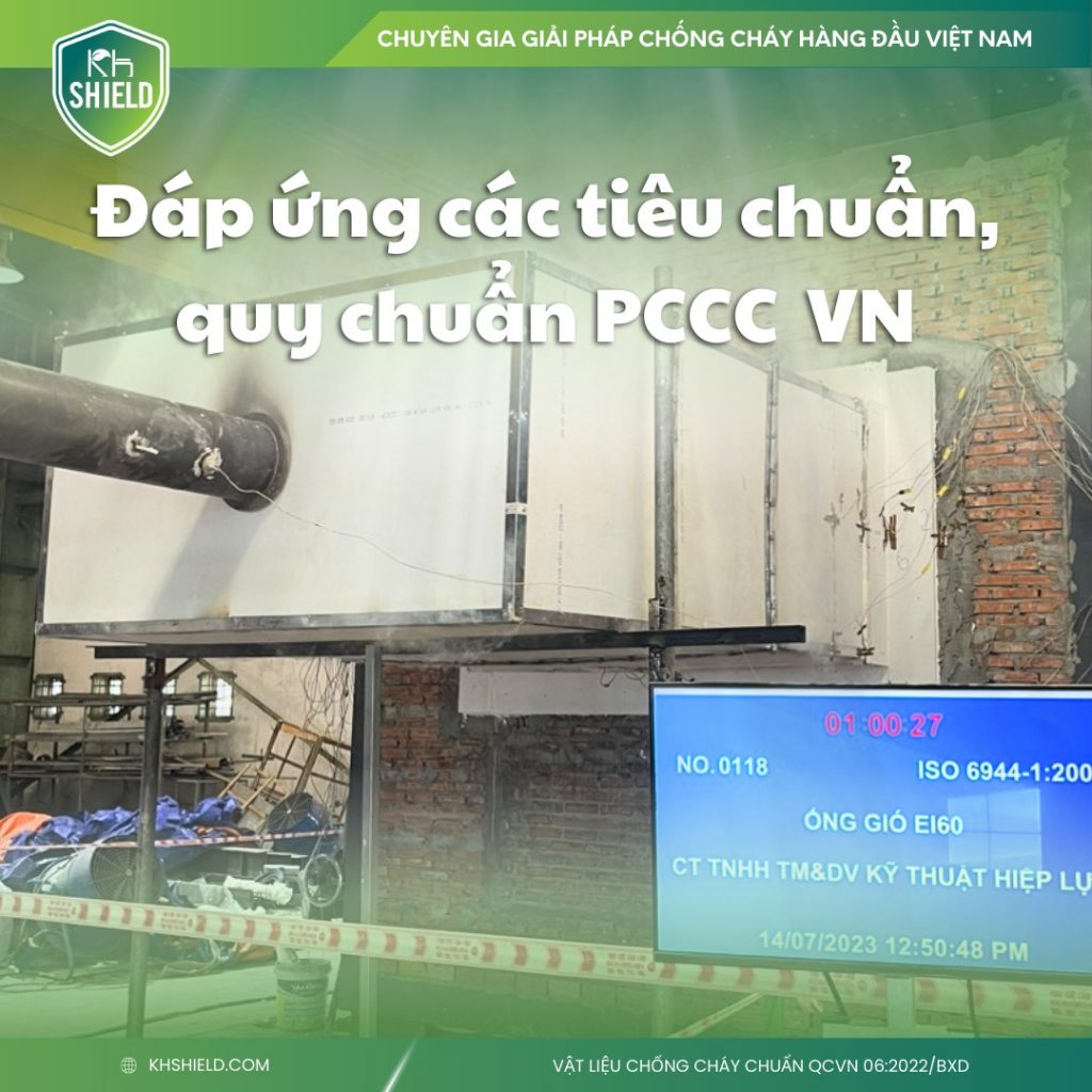 Đáp ứng tiêu chuẩn chống cháy
